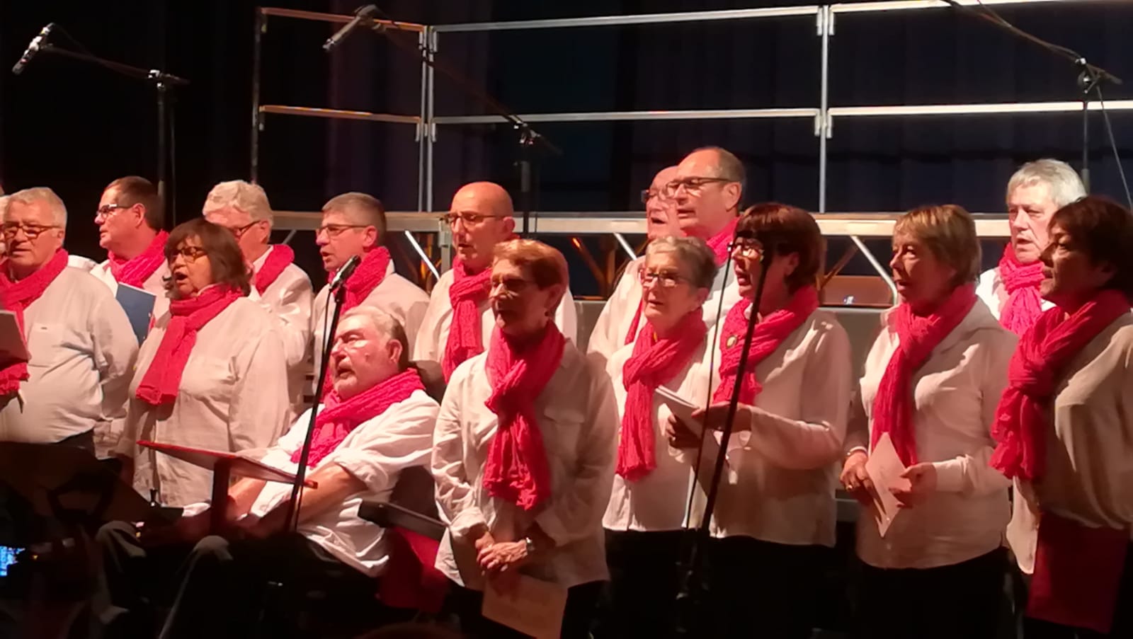 La chorale au téléthon de Vouillé